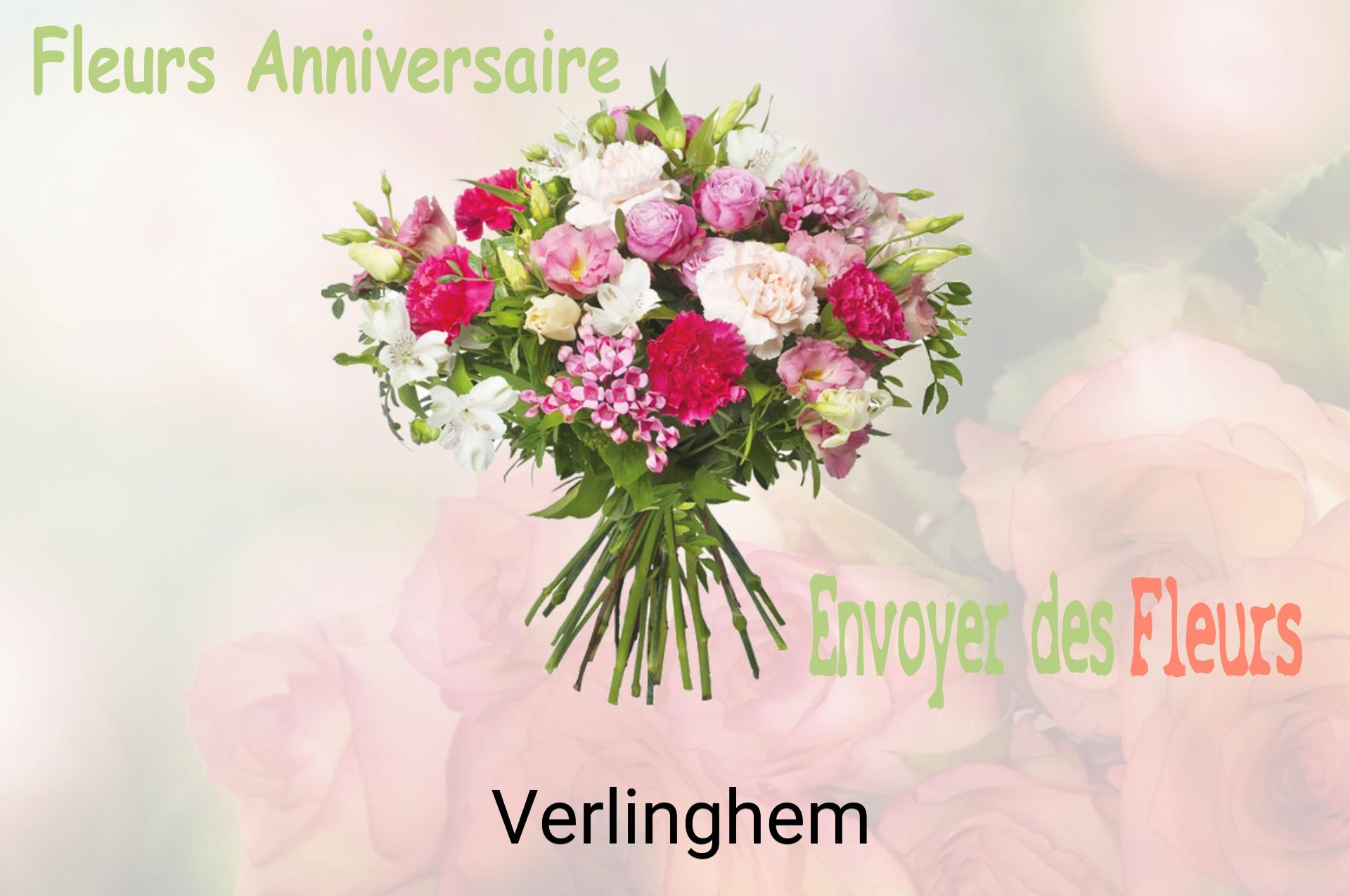 Bouquet de fleurs d’anniversaire livré à Verlinghem